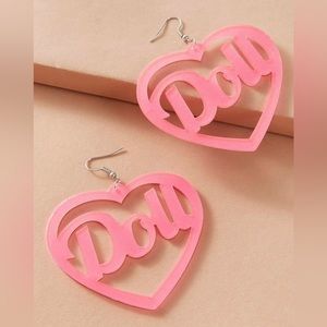 Heart Drop Earrings